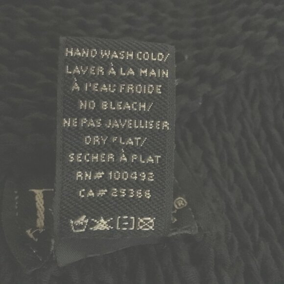 PURE HANDKNIT Rolled Hem Knit Tunic Top S/M Black Off Shoulder Sweater Artisan - Picture 4 of 8